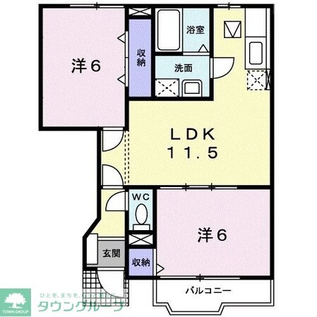 エクセレントAの物件間取画像